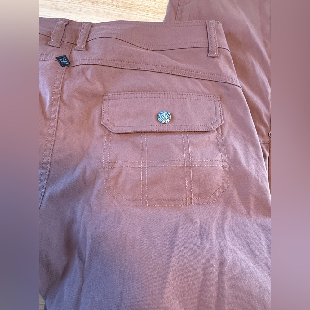 Women’s prana Halle’s hiking pant size 12 burnt orange color - Picture 12 of 12